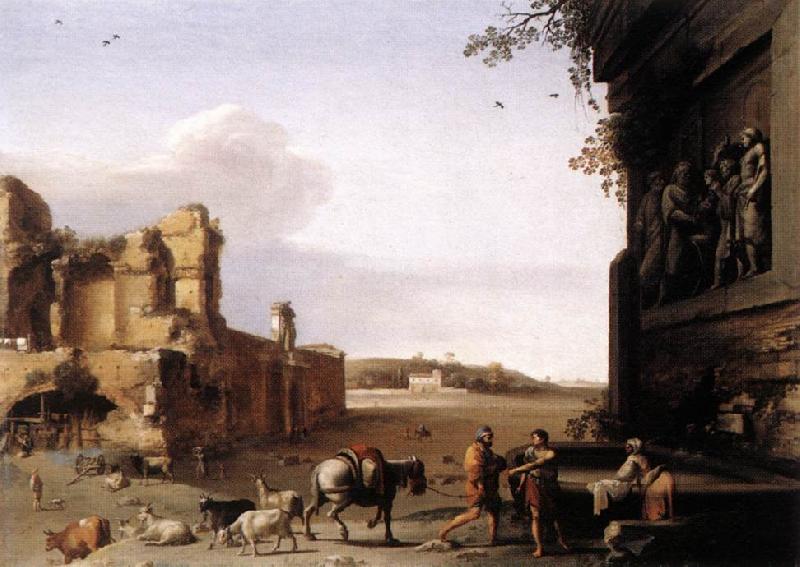 POELENBURGH, Cornelis van Ruins of Ancient Rome af China oil painting art